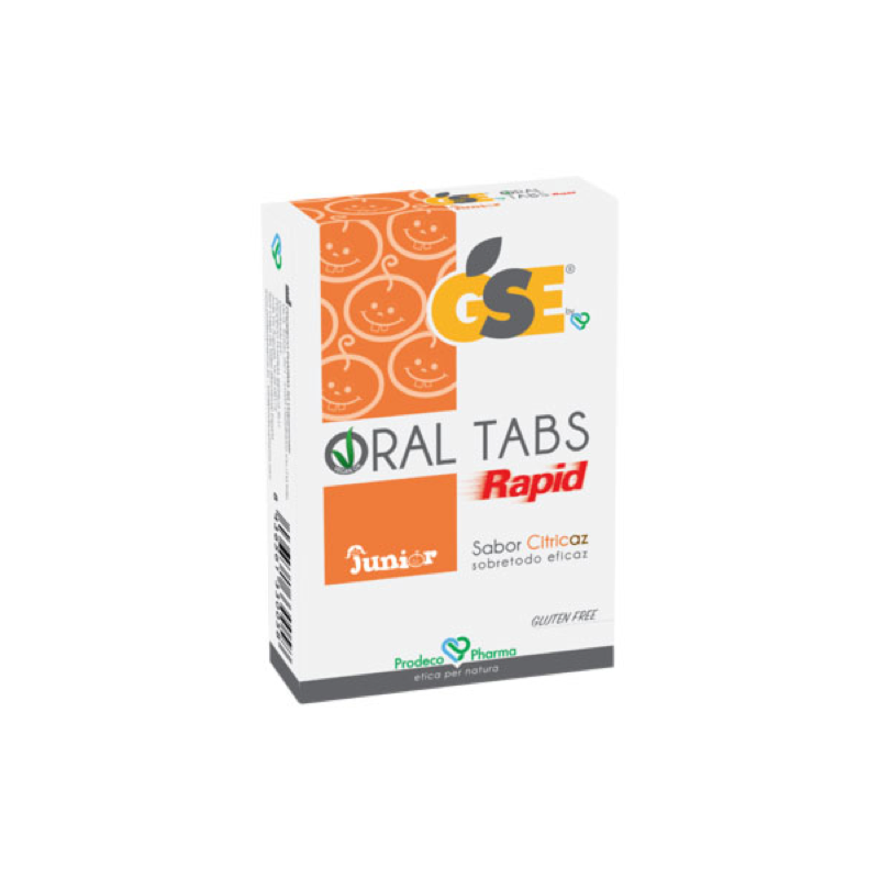 GSE Oral Tabs Rapid Junior 12 Comprimidos Masticables Sabor Citrico