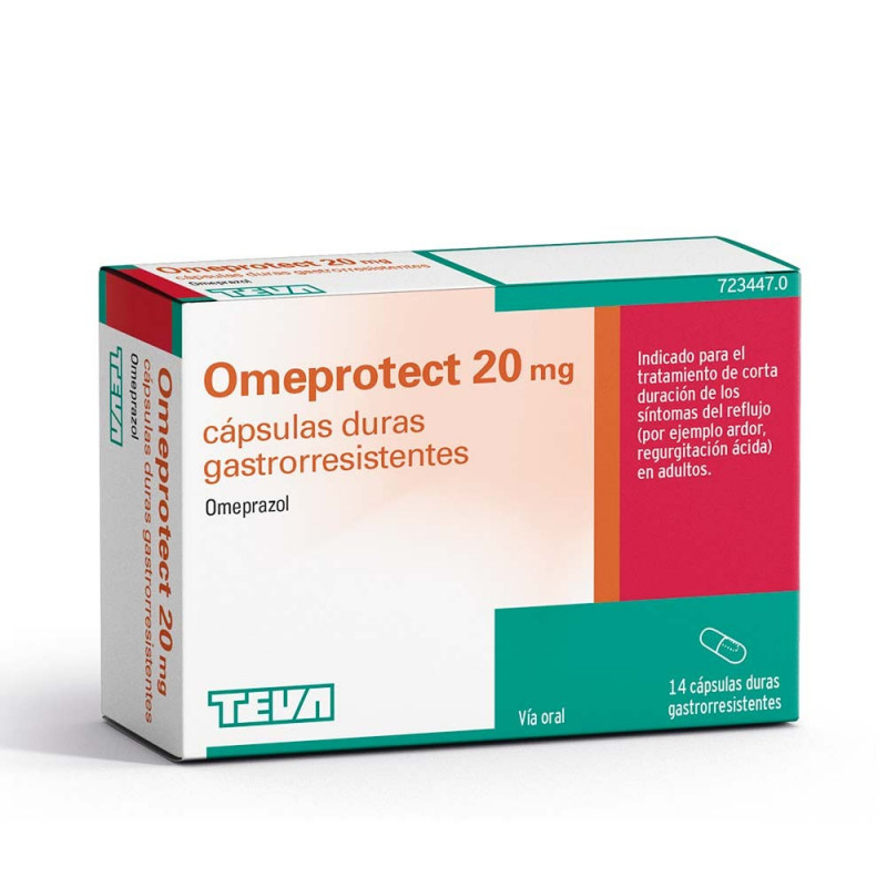 OMEPROTECT 20 MG CAPSULAS DURAS GASTRORRESISTENTES 14 CÁPSULAS BLISTER