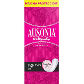 AUSONIA Protectores Slip Maxi Plus 20 Uds