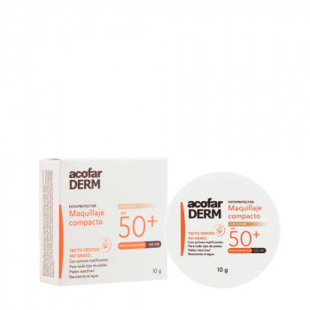 Acofarderm Fotoprotección con color compacto SPF50 +