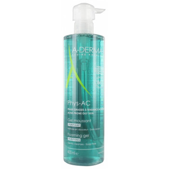 A-DERMO Phys-Ac Gel Limpiador Purificante 400 ml