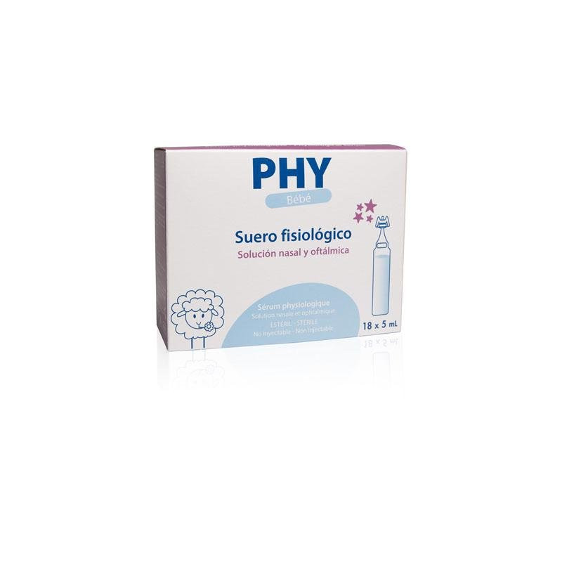 PHY Suero fisiologico 18 monodosis 5ml