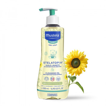 MUSTELA Stelatopia Aceite de Baño y Ducha con Girasol BIO 500 ml