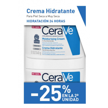 CERAVE Duplo Crema Hidratante Piel Seca 2 x 340 g