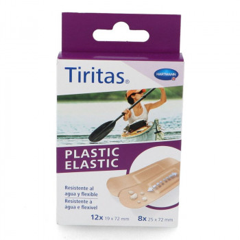 HARTMANN Tiritas Plastic Elastic Surtido 2 Tamaños 20 Uds