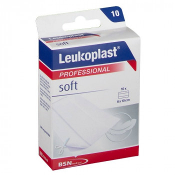 LEUKOPLAST Soft Apósito Adhesivo Tira 6X10 Cm 10 Uds