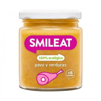 SMILEAT Tarrito Pavo y Verduras Ecológico 230 g