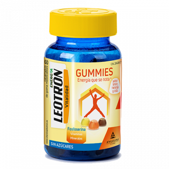 LEOTRON Gummies Vitalidad 60 caramelos de gominolas