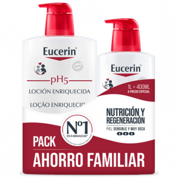 EUCERIN pH5 Family Pack Loción Enriquecida 1L + 400 ml