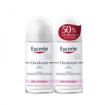 EUCERIN Duplo Desodorante Piel Sensible 2 x 50 ml