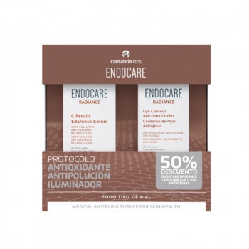 ENDOCARE Radiance Pack C Ferulic Edafence Sérum 30ml + Radiance contorno de ojos 15ml