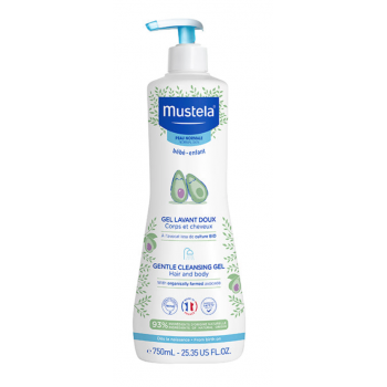 MUSTELA Gel de Baño Suave con Aguacate BIO 750 ml