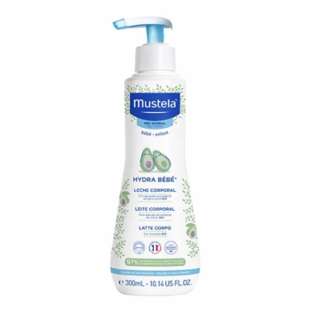 MUSTELA Hydra Bebé Leche Corporal con Aguacate Bio 300 ml