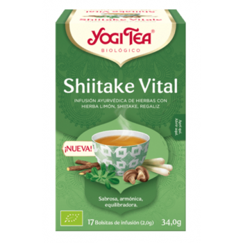 YOGI TEA Infusión Shiitake Vital 17 Bolsitas