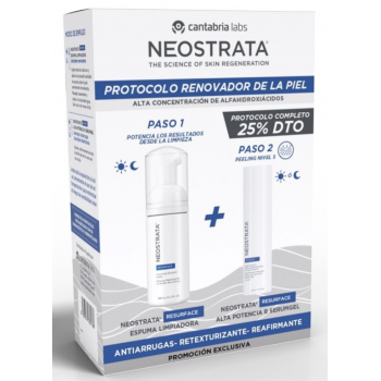 NEOSTRATA Pack Resurface Espuma Limpiadora 125ml + Alta Potencia R SérumGel 50ml