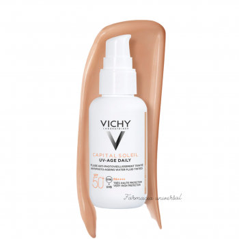 VICHY Capital Soleil UV-Age Daily Fluido Fotocorrector Diario Color SPF50+ 40 ml