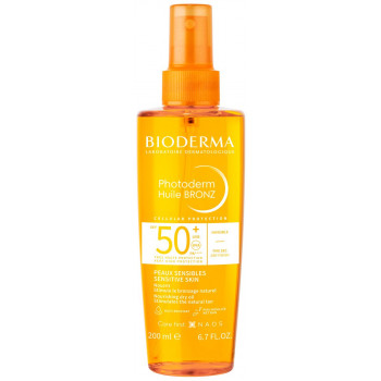 BIODERMA Photoderm Bronz Aceite Seco Invisible SPF 50 200 ml