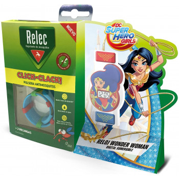 RELEC Pulsera Repelente Muñeco Wonderwoman