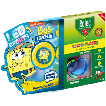 RELEC Pulsera Repelente Infantil Bob Esponja Natación