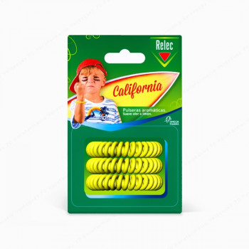 RELEC Pulsera California Repelente 3 uds