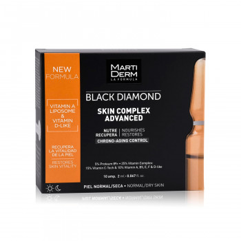 MARTIDERM Black Diamond Skin Complex Advanced 2 ml 10 Ampollas