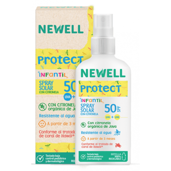 NEWELL protect spray SPF50 infantil citronela 100ml