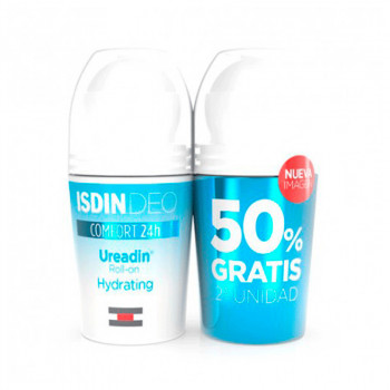 ISDIN Duplo Ureadin comfort 24h desodorante roll on 2x50 ml