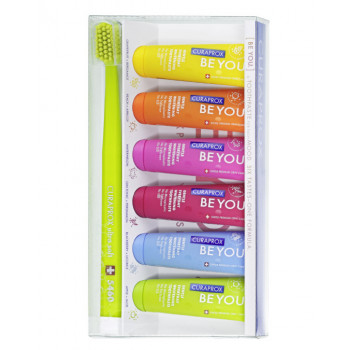 CURAPROX Be you Six Taste Pack 6 x 10 ml + 1 Cepillo