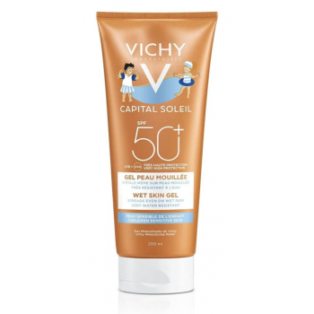 VICHY Capital Soleil Gel Wet Skin Niños SPF 50+ 200 ml