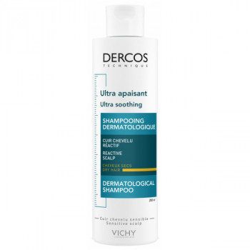 VICHY Dercos Champú Ultracalmante para Cabello Seco 200 ml