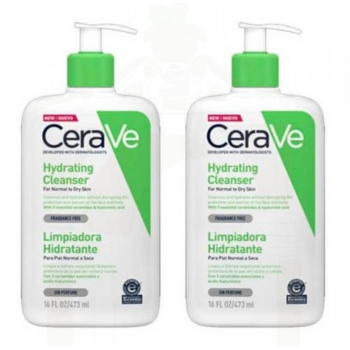 CERAVE Duplo Limpiadora Hidratante 2 x 473 ml