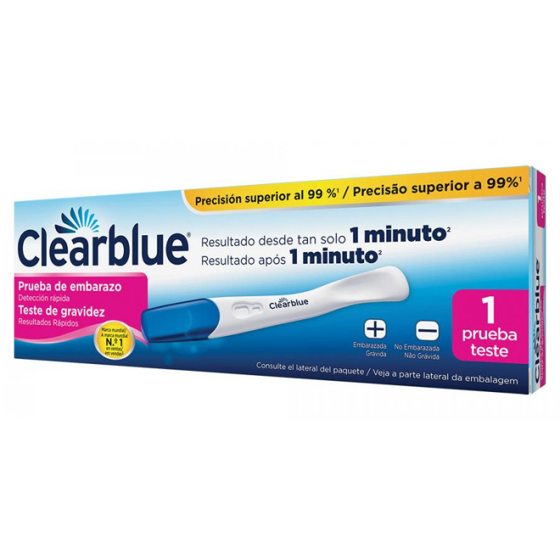 Test de embarazo clear sale