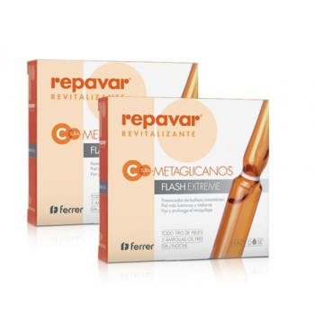 REPAVAR Revitalizante C - Metaglicanos Flash Extreme Dúplo 2 x 5 Ampollas