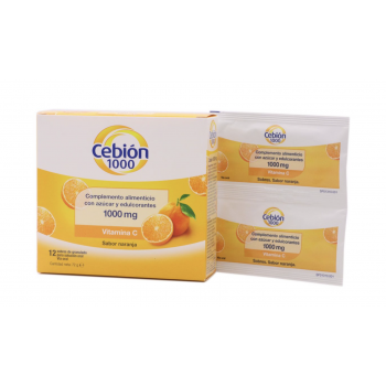 CEBIÓN 1000 mg x 12 sobres granulados