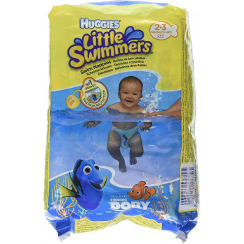 HUGGIES Pañal Little Swimmers T2-3 12 uds