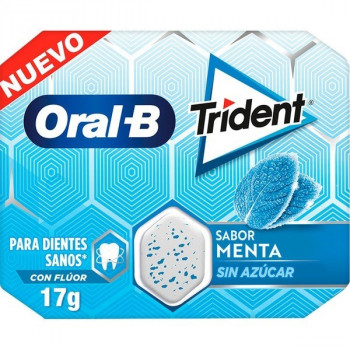 TRIDENT Chicles Peppermint (Menta) 10 Uds