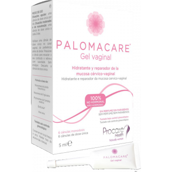 PALOMACARE Gel Vaginal Monodosis 6 Cánulas 5 ml