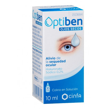 OPTIBEN Ojos Secos Gotas 1 Frasco 10 ml