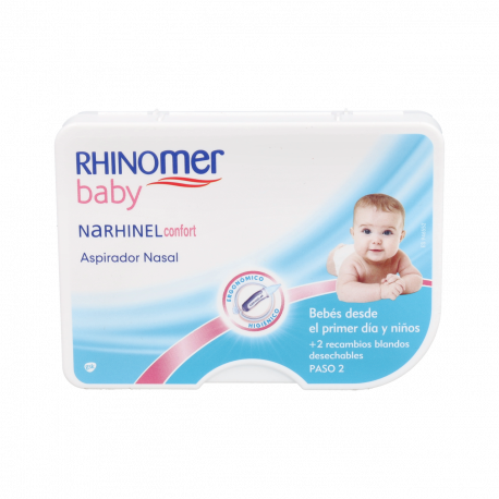 RHINOMER Baby Aspirador Nasal 1 Ud + 2 Recambios