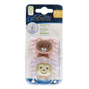 DR BROWN´S Chupetes Silicona Animales 6-18M