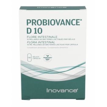 INOVANCE Probiovance D 10 30 Cápsulas