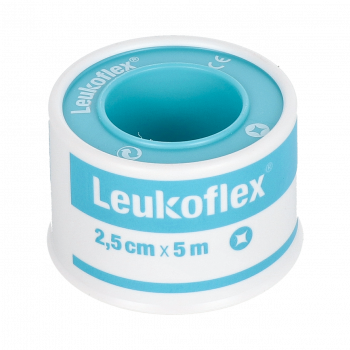 LEUKOFLEX Esparadrapo Hipoalérgico 1 Ud 5 m x 2,5 cm