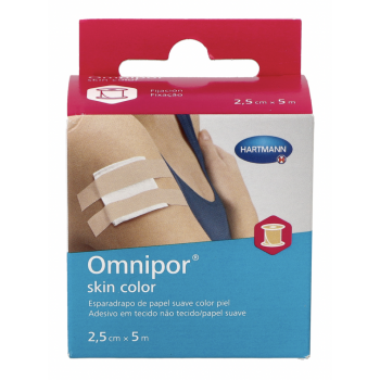 OMNIPOR Esparadrapo Hipoalérgico 1 Ud 5 m x 2,5 cm