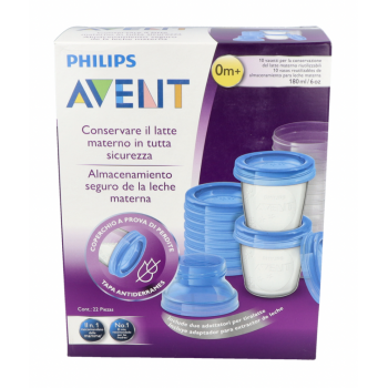 PHILIPS AVENT Recipientes Vía para Leche Materna 10 Vasos