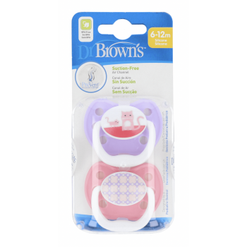 DR BROWN´S Chupete Silicona 6 - 18 Meses 2 Uds