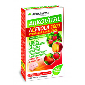 ARKOVITAL acerola 1000 vitamina C 30comprimidos