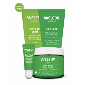 WELEDA Pack Skin Food Crema 30 ml + Body Butter 150 ml + Labial 8 ml