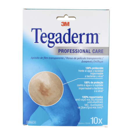 3M TEGADERM Apósitos 10 cm x 12 cm 10 Uds