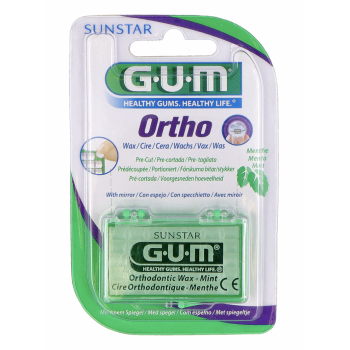 GUM Ortho Cera Mentolada 5 barritas