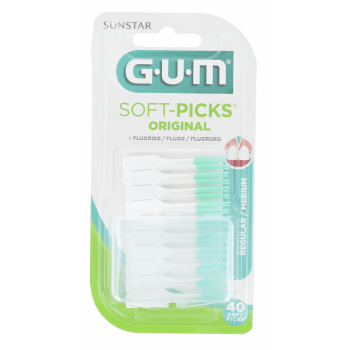 GUM Soft Picks Filamentos de Goma Regulares 50 uds